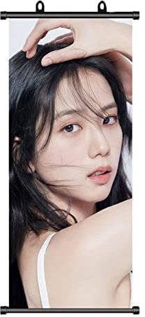 TuYines Blackpink Fanartikel: JISOO Poster, Scroll Rollbild, Geschenk & Geburtstag Deko (70 x 30 cm)