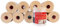 Kip 10 Stück Tape 232-54 Feinkrepp-Masker – Abdeckfolie mit Kreppband zum Streichen & Lackieren – Schutz vor Farbflecken – 55mm x 33m