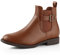 Harvest Land Damen Stiefel Damen Bequeme Chelsea Boots Stiefeletten Stilvolle klassische Schuhe für Erwachsene Braun41