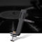 mit 4 Kabeln und 2 Paar Schrauben Lange Betriebszeit Phonographenspieler Headshell Stabile Leistung, für Headshell-Plattenspieler, für High-End-Phono-Tonabnehmer (Schwarz)