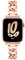 Ocaer Compatible with Apple Watch Straps 46mm 45mm 44mm 49mm 42mm, Chain Metal iWatch Strap for Apple Watch Ultra 2/1 Series 10 9 8 7 6 5 4 3 2 1 SE, Slim Apple Watch Bracelet Band Women(Rose Gold)