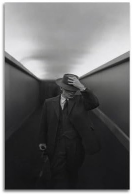 Terp Oppenheimer Poster, Wandkunst, Filme und Musik, Poster, Geschenk für Freunde, Schlafzimmer, Wohnzimmer, Dekoration, modern, ästhetisch, 30 x 45 cm, ungerahmt