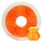 LeoPlas ABS Filament 1.75mm Transparent ABS Filament 1kg für 3D-Druckmaterial Druckerzubehör (Transparent Orange)