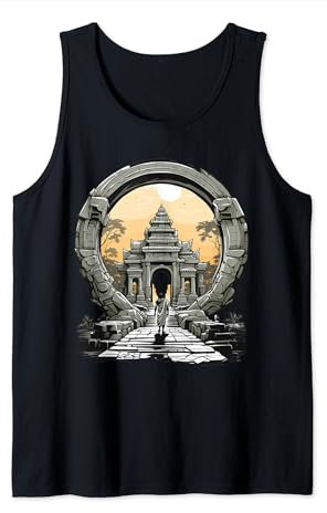 Andere wortly Alte Geheimnisse Angkor Wat Stargate Portal Tank Top