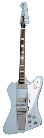 Epiphone 1963 Firebird V Vibrola Frost Blue - E-Gitarre