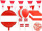 XL Österreich Party Dekorations Set