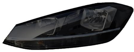 WRHOME Auto Scheinwerfer Schutzfolie Für VW Golf 7 MK7 2012 2013 2014 2015 2016 2017 2018 2019,Anti-Kratz Transparente Schutzfolie rauchschwarz Schutzfolie TPU Aufkleber Auto Zubehör,Blackened