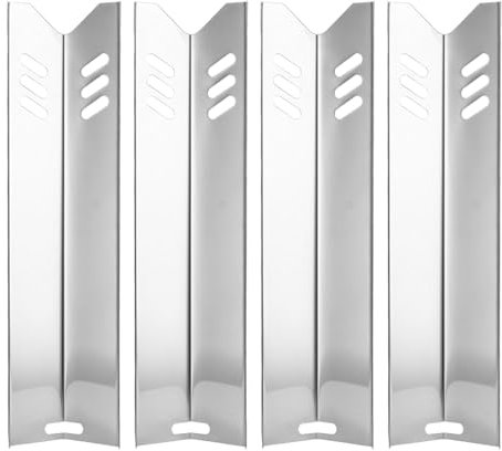 Leapiture Grill Heat Covers Flame Tamer Plates Grill Heat Diffusers Replacement Heat Plates for Gas Grills Ceramic Brick Flame Tamer Barbeques Galore