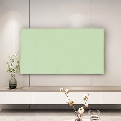 LVYUDS Color Puro a Prueba de Polvo Cubierta de TV, Colgante/Escritorio Universal Tela Elástica Funda para Televisor Aplicable 32-85 Pulgadas Televisión Plana(Verde,32-39inches)