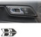 Verkleidung der Konsolenverkleidung Für Ford Für Mustang Für GT 2015 2016 2017-2021 Zubehör Styling Innenraum Auto Türgriff Rahmen Dekoration Aufkleber Zierabdeckung(A Set(Black))