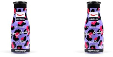 Aquolina Purple Caramel - Bagno doccia Limited Edition in collaborazione con Elettra Lamborghini - 250 ml (Confezione da 2)