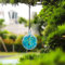 Handgeblasene Glas-Weihnachtskugel, dekorative hängende Kugel, Ornamente, Blickkugeln, Garten, Hof, Terrasse oder Weihnachtsbaum-Dekoration