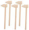 NULYLU 5 Stück Kleine Holz-hämmer Leicht Und Ergonomisch Zum Bauen Und Spielen Für Kinder