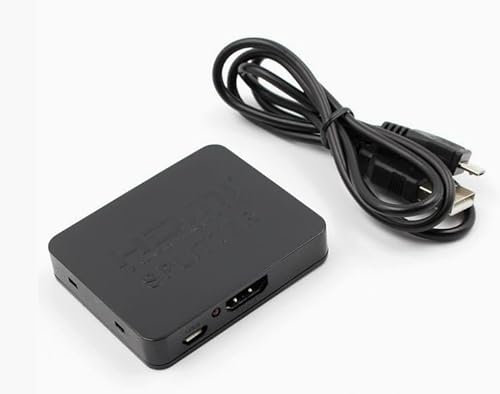 HDMI Splitter 4K@30Hz 1 in 2 Out,Dual Monitors Adapter for 2 TVs,Mirror and HDCP Support-Bidirectional Switcher 4K 3D UHD Splitter for PS5, Xbox, Fire Stick, BluRay Players and LCD LED TV