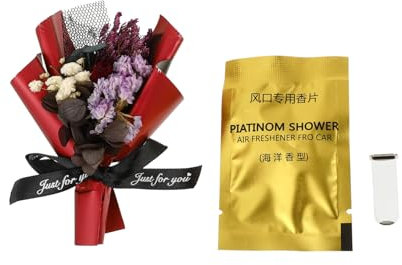 Ciieeo Immortal Flower Auto Duftclip Für Lüftung Einzigartiger Deko-diffusor Mit Getrockneten Blumen Für Frischen Luftduft Im Auto Perfektes Für Autofreunde