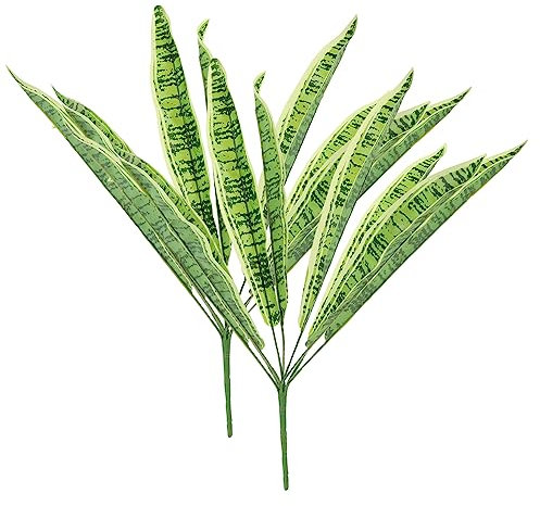 Ipetboom 2Piezas Planta Artificial de Sansevieria Decoración para Oficina y Hogar Planta Falsa para Necesidad