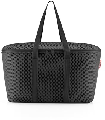 reisenthel coolerbag mesh Black - Kühltasche aus hochwertigem Polyestergewebe – Ideal für das Picknick, den Einkauf und unterwegs