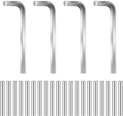 Flaroey 24 Piece Spring Hinge Tension Pin Replacement Kit, Metal Pin Holder Support P InKit for Residential and Door Hinges