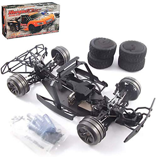 HOBAO HB10SC-E Hyper 10 Sc Short Course Ep Rolling Chassis Kit RC Vehicle, Clear