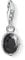 Thomas Sabo Women Charm Pendant Black Stone 925 Sterling Silver 1669-643-11
