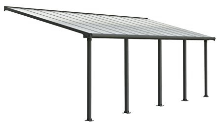 Palram Patio Cover Olympia 3X7.3 Grau Terrassenüberdachung