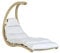AMAZONAS Swing Lounger Creme stylische Schwebeliege aus hochwertigem FSC Fichtenholz bis 120 kg in Weiß