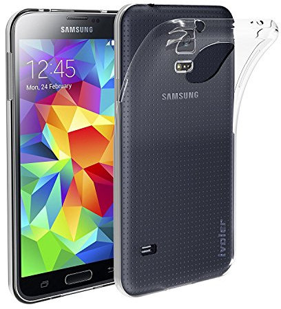 Hülle für Samsung Galaxy S5 (5,1 Zoll) MaiJin Crystal Clear Durchsichtige Backcover Handyhülle TPU Case