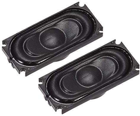 sourcing map 1W 8 Ohm DIY Magnetic Speaker 16mm X 36mm Square Shape Replacement Loudspeaker for Laptop 2pcs