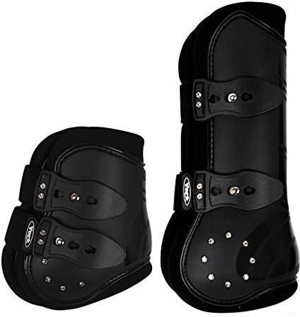 York Gamaschen 4er Set Anatomic Crystal Strass Hartschalengamaschen alle Grössen (Full)