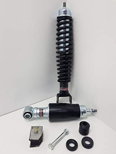 KIT AMMORTIZZATORI ANTERIORE E POSTERIORE CARBONE TIPO ORIGINALE NERO COMPATIBILE CON VESPA 50 SPECIAL ET3 125 PRIMAVERA
