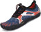 SAGUARO Traillaufschuhe Jungen Mädchen Minimalistische Fitnessschuhe Sommer Outdoor Wanderschuhe Sportschuhe Dunkelblau Gr.27