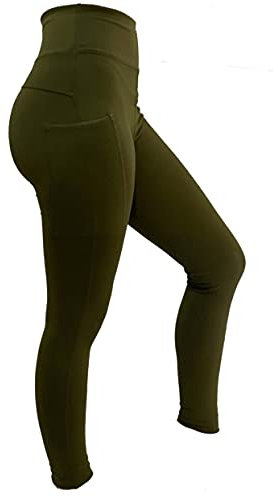 Horse Rider Ladies Versatile Chive Riding Tights UK18