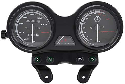 EBTOOLS Tacho Motorrad DC 12 V Motorrad 12000 U/min LCD Kilometerzähler Tachometer geeignet für Yamaha YBR 125 Universal Motorrad Tacho Tacho Motorrad