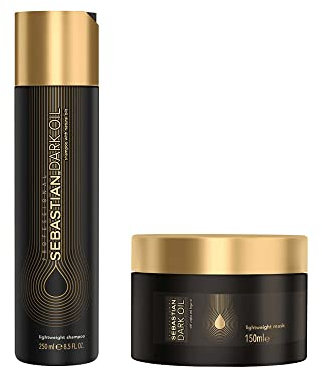 Sebastian Dark Oil Leichtes feuchtigkeitsspendendes Shampoo 250ml Maske 150ml