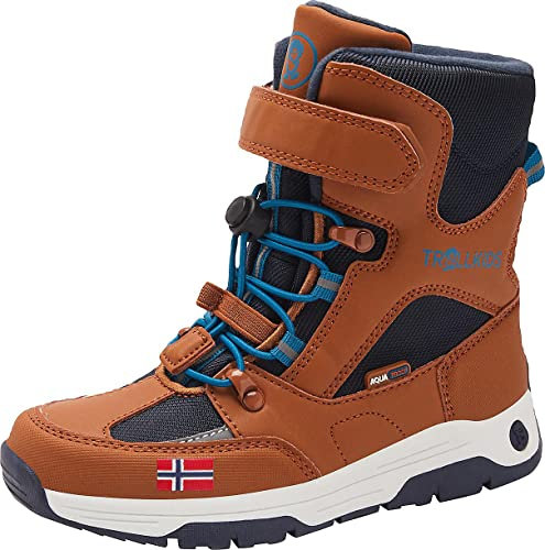 Trollkids Kids Lofoten Winter Boots XT 35, cinnamon