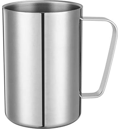 luvtree Isolierter Kaffeebecher aus Edelstahl 304, doppelwandig, Vakuum-Reisebecher, bruchsicher, für Camping, Büro und Outdoor, langlebig, perfekt für heiße und kalte Getränke, 500 ml