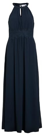 Vila Damen Vimilina Halterneck Maxi Dress/Su - Noos Dress