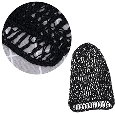 FRCOLOR Teen Girl Hair Accessories Snoods for Women Vintage Hair Snood Wide Band Crocheted Slouchy Hat for Women Rayon Head Bands Covers for Sleep Crochet Twine