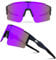 DUDUKING Sonnenbrille Fahrradbrille Herren Damen,Wassertransferdruck Sportbrillen Radsport Brillen für Outdoorsport Radfahren Laufen Golf UV 400 Schutz Baseball Brille (Wassertransfer Lila)