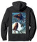 Eulen Vollmond Natur Vintage Wald Tannenzapfen Illustration Pullover Hoodie