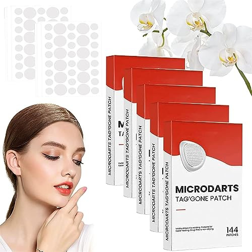 2023 New Blusoms Microdarts Tag'gone Patch, Blusoms Micro Darts Tag Gone Patch,Neutroera Blusoms Pro Microdarts Tag'Gone, Spot Stickers for Face and Skin (5 Box)