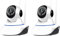 AntDau71 - KIT 2 Telecamere di sorveglianza IP CAMERA wi-fi HD 720p motorizzata infrarossi con app YOOSEE antifurto ed anti intrusione