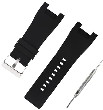JETHENG Herren-Gummi-Armband für 32 mm Diesel DZ1215 DZ1216 DZ1273 DZ1282 DZ1430 DZ4246 DZ4247 DZ1453 DZ4286 DZ4287 DZ4288 Damen Outdoor Arbeit Wasserdicht Silikon Uhrenarmband Handgelenk