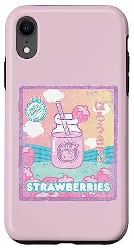 Hello Kitty Strawberry Milk Bottle Case for iPhone XR