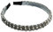 Haarreif für Damen mit Kristallperlen Strass Haarband Bling Kristall Stirnbände16514