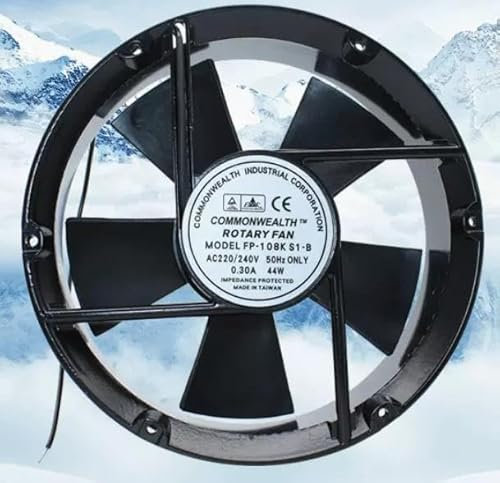 DEMICRATE FP-108K S1-B 240V circular axial flow fan 222x212x60mm silent double ball Cooling fan