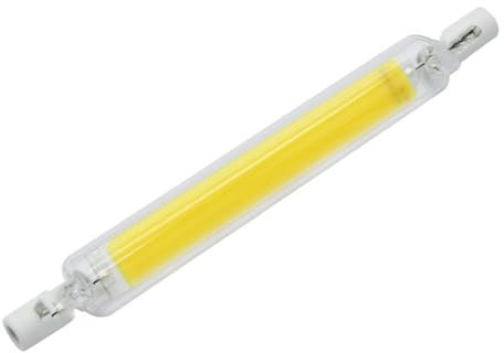 Hope lamps R7S LED COB Glas, doppelt, horizontal, zum Einsetzen von Licht 5 W/10 W/20 W, 110 V, 78 mm, 118 mm, 189 mm, 189 mm, 20 W, natürlich weiß
