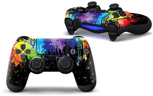 Wonhomke pour Playstation 4 Controller Sticker pour PS4 Controller Vinyl Sticker pour PS4 Controller PVC Skins (PS4-008)