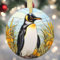 Weihnachtsschmuck, Pinguin Weihnachtsschmuck, doppelseitige Keramik-Weihnachtsdekoration, Pinguin-Weihnachtsbaumschmuck, Weihnachts-Pinguin, Weihnachtsgeschenke für Pinguin-Liebhaber