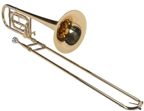 Karl Glaser Bb Tenor Posaune Quartventil, verchromter Innenzug, Softkoffer, Mundstück